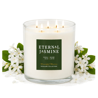 Forever Eternal Jasmine Natural Candle 55oz Rosaline Collection