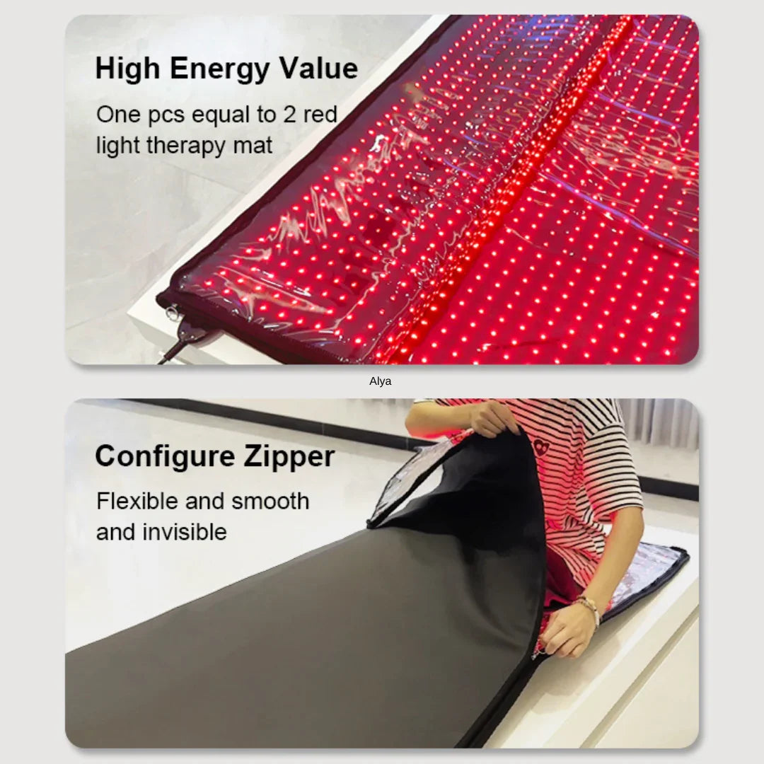 ZAQ Alya Red & Near-Infrared Light Therapy Blanket