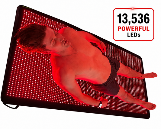 Red Light Pro Devices Red Light Therapy Blanket – Full Body Coverage | 660nm + 850nm Dual Wavelengths | 13,536 LEDs