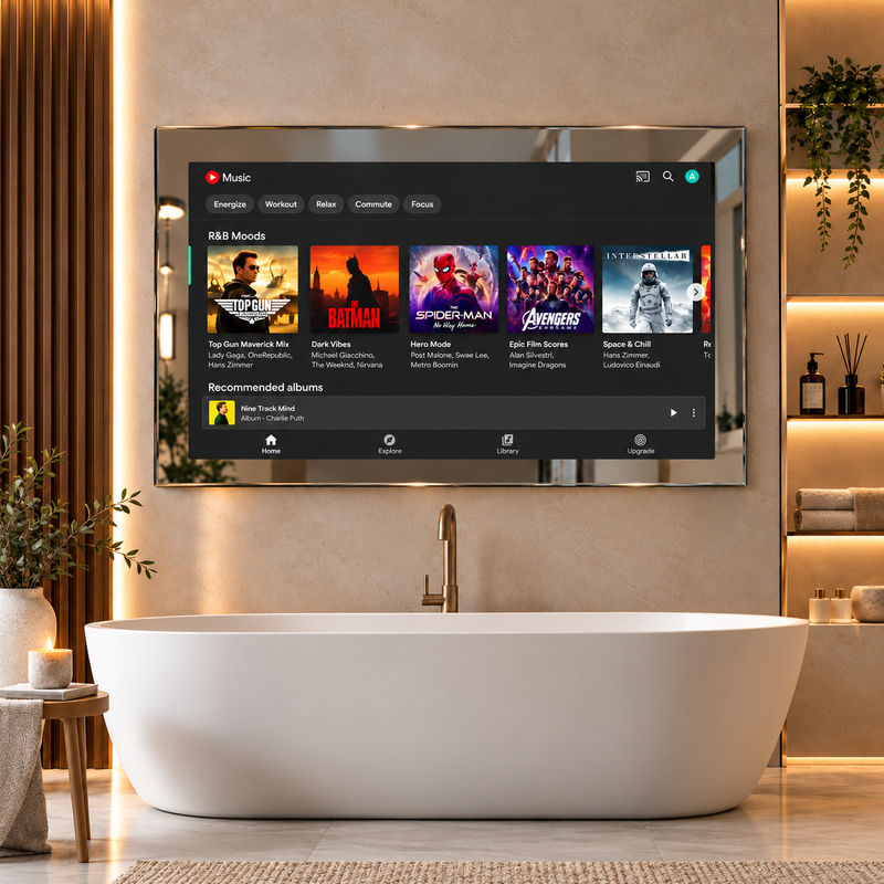 Smart TV Mirrors — The Aura Horizon Collection
